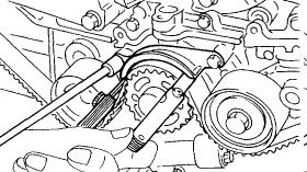 15 of 17 2/19/2012 11:10 AM (2) Check and adjust clearance between timing belt and timing belt guide.