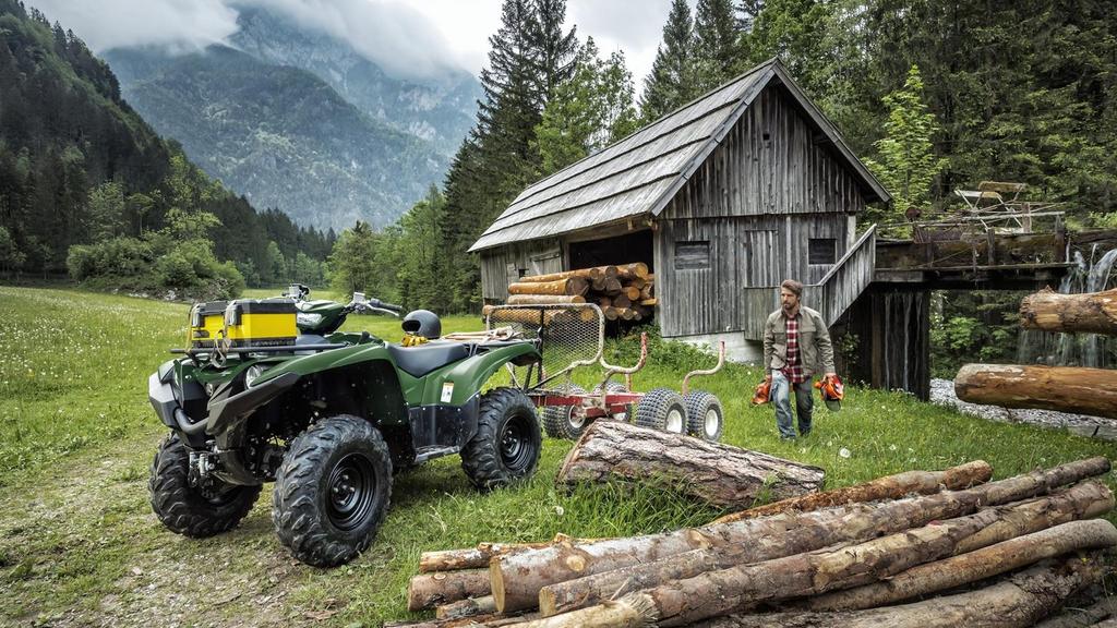 Making every working day better Yamaha Utility ATVs are built with one goal in mind: easing the workloads of those in tough outdoor environments.