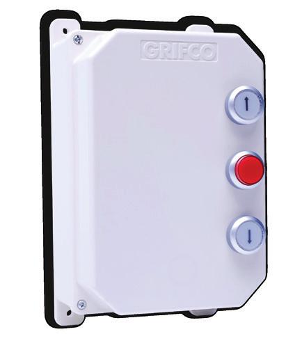 Up, Stop, Down control 4 externally mounted fixing points Small, compact design wall enclosure, ideal for poultry