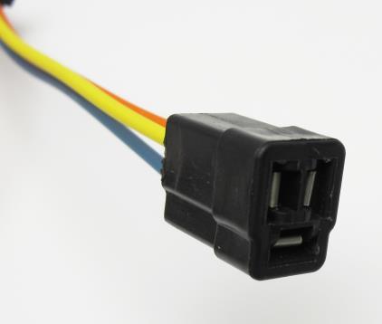 This connection will be made to the inline connector on the supplied blower switch harness or to the inline power connector on your factory A/C harness.