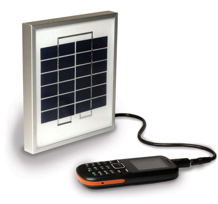 Solar Lamp and Panel Phone Charger Product Highlights: Signature design developed in Australia by Barefoot Power Bright 65-lumen LED lamp 24-month warranty on all components Multiple light settings