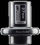 AVAILABLE SIZES : VERSATILITY The PowerSocket fits on any ½" impact wrench reducing