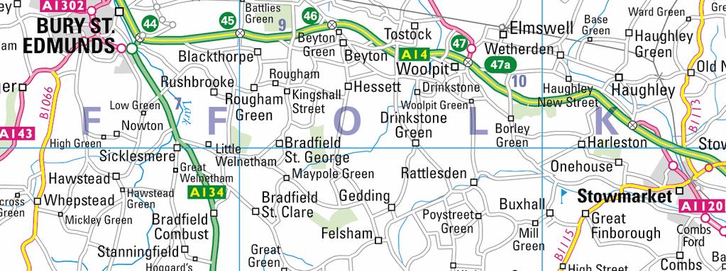 Location Plan Directions: Sale Site Ashfield Farm lies equidistant between Rattlesden and Brettenham. Travelling along the A14 take the Woolpit turning and Rattlesden is located 3 miles to the south.