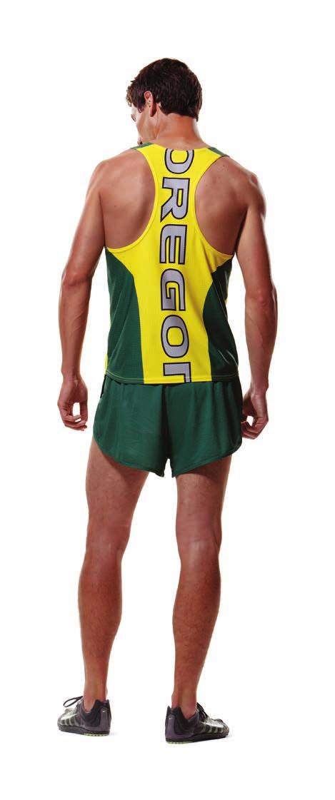 Fully sublimated tank and flat seams throughout the top make for a comfortable runners fit. Ability for team color customization. Sublimated Swoosh design trademark at upper left chest.