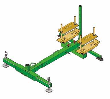 ADVANCED COUNTERWEIGHT SYSTEMS The Advanced Counterweight System is composed of a central base unit accommodate a variety of anchoring options, positioning and adjustment legs, and extension