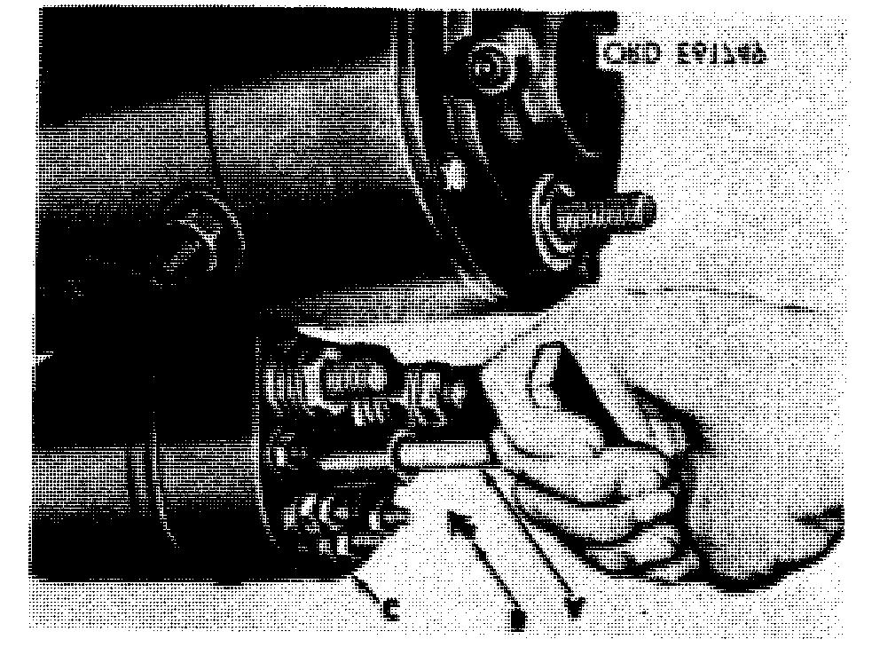 Disconnecting or connecting relay adjusting shaft using shaft adjusting tool. Figure 3-2.
