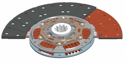 Double segments Clutch discs can be designed to meet the particular requirements of the vehicle model concerned.