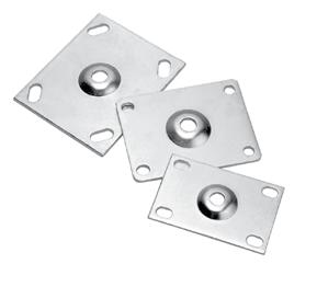 MOUNTING PLATES In addition to the stock Mounting Plates shown in this catalog, additional sizes are offered to match a wide variety of bolt hole