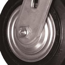 Matching total-locking casters available (DT &