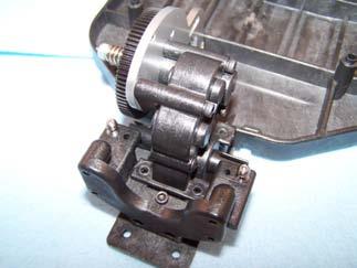 the transmission with motor plate in its box.