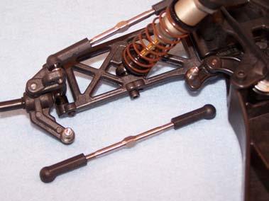 H17) Check the longer tie-rod turnbuckles to see that they are approximately