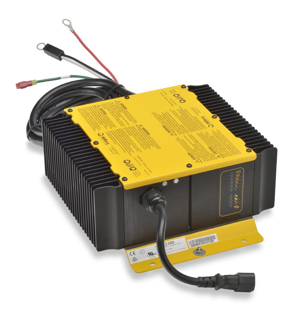 The Curtis Model 1624 is a high-frequency battery charger that is ideal for use in material handling, airport, golf, aerial lift, sweeper/scrubber, utility, Light-On-Road and general industrial
