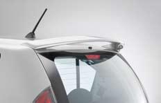 roof spoiler adds a sporty touch to your vehicle.