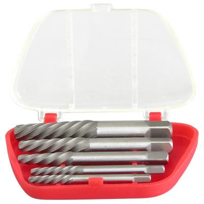 5 9/16"-3/4" ( M 14-18 ) OT-148D 10PCS COMBINATION EXTRACTOR AND DRILL SET.Contains five spiral extractors #1 through #5 and five mechanic's length HSS drill. Removes bolts and screws up to 5/8".