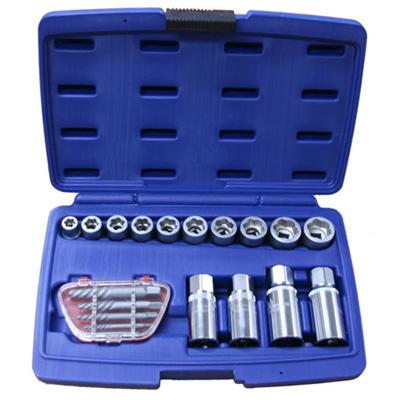:1/4", 5/16", 1/2"Dr. :3/8" & 7/16 OT-208D 4PCS STUD PULLER WRENCH, 1/2"Dr. Made of chrome vanadium. Special designed for using on screw damaged or without head to screw up and pull up.