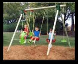 example a see-saw, a swing, a