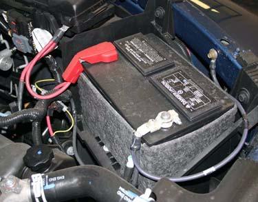 Engine Compartment 1. Disconnect both battery cables. Disconnect negative cable first, then positive cable. 4.