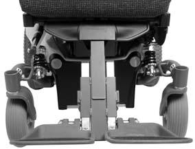 Design and Function Leg rest WARNING NOTE! The following applies only if your wheelchair is equipped with separate foot plates.