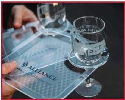INTERMEDIATE PACKAGE DESCRIPTIONS { TRAY SPONSOR } (2 AVAILABLE)» Company Name/Logo featured on half of the decorative trays provided to each guest» Marketing benefits including your company featured