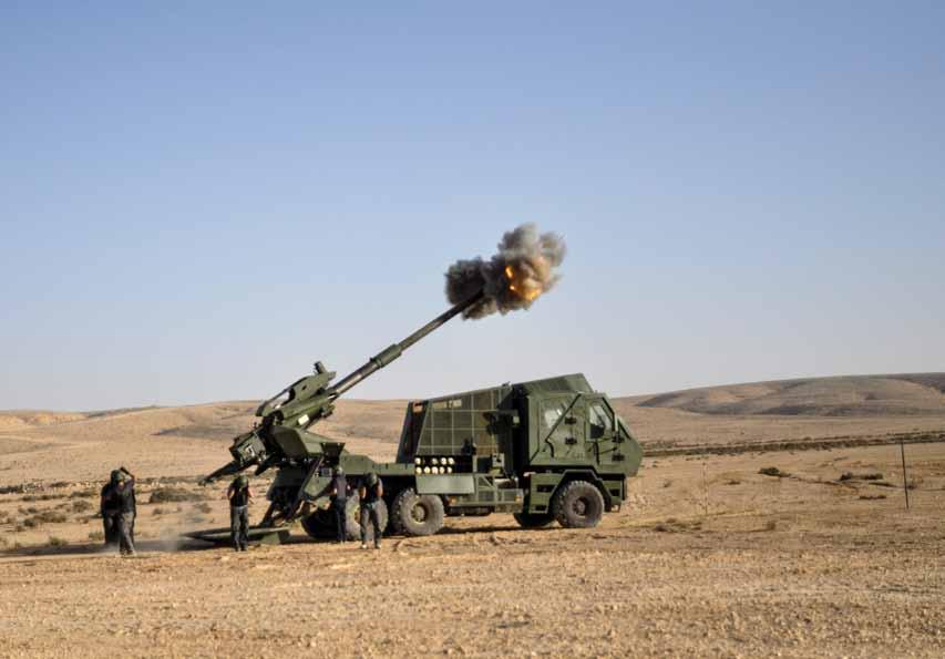 ATMOS 155mm truck-mounted howitzer for increased mobility and enhanced firing capabilities Elbit Systems ATMOS is a 155mm/52 caliber