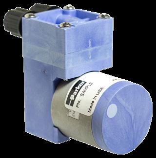 7 oz. (333 g) dual head rushless Slotted (High Torque) LTC Miniature Diaphragm Pumps are offered in both brush and brushless DC motor drives that can be configured for your specific performance