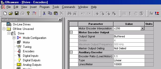 Chapter 6 Configure and Start Up the LX-Series Linear Motor 10. From the Workspace dialog box, select Motor. 11. Click Motor Model. 12. Choose the model you created from the pull-down menu.