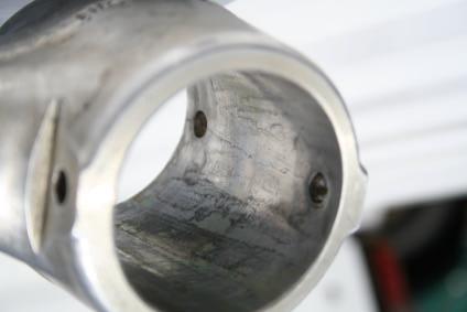 Typical Cracked Torque Tube Horn NOTES: Cracks observed on singles only.