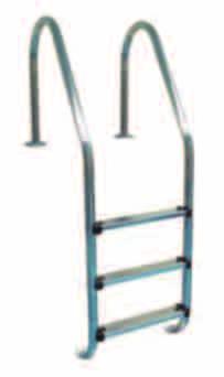 LADDER Ladder Manufactured of stainless steel AISI 304 tube with diameter 43 mm, width 500 mm in a shiny polished finish Safe and convenient to use.