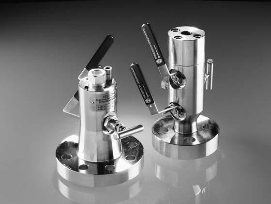 cost. Suitable for line isolation, sample connectors and chemical injection service, Keyblok manifolds use ball valves, outside screw and yoke (OS&Y) bonnets and threaded bonnet instrument
