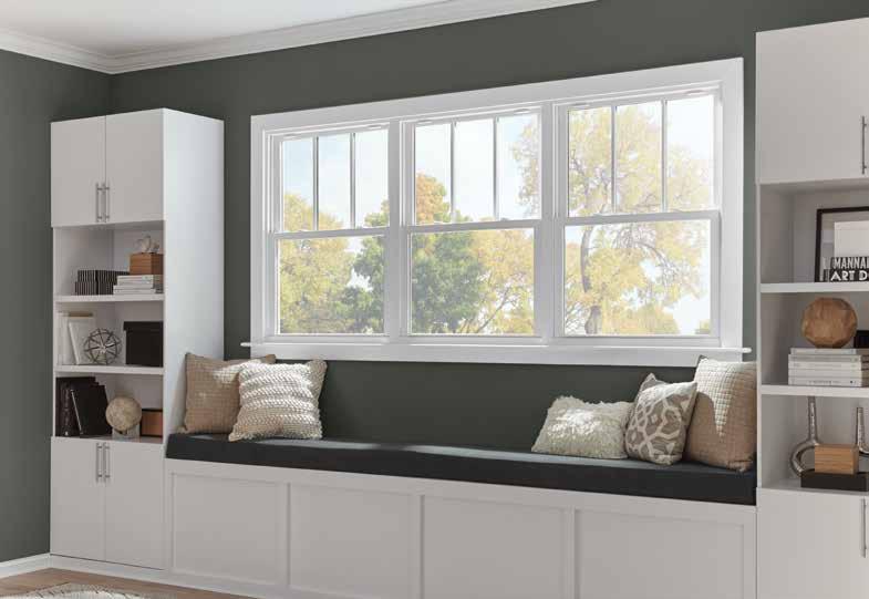 REMODEL/NEW CONSTRUCTION WINDOWS 70 Series Double-Hung Windows 70 Double-Hung for Remodel/New Construction Wide profiles for a traditional appearance and improved performance.