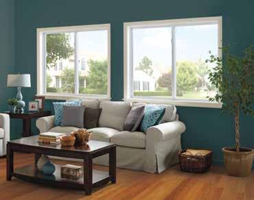 GLIDING WINDOWS 70 Gliding for Replacement & Remodel/New Construction Gliding window sash slides horizontally for improved ventilation.