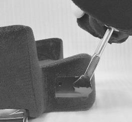 When a shallower seat is in need, the seat depth can be reduced by 40mm into 380mm, with altering the screw hole to attach Seat Depth Adjuster Knob