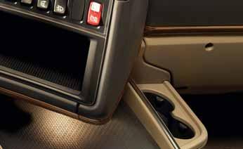 INTERIOR DESIGN The redesigned dashboard features an exclusive, soft-touch material that is both