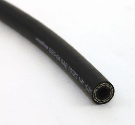 Nitrile tube has the advantages of premium oil resistance and will not react with petroleum or water-based hydraulic fluids within -40 C to +100 C.