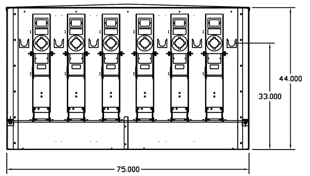 PADMOUNTED SWITCHGEAR (DEADFRONT) Model SPD, 2/4 Circuit, 5-25 kv. 200 and 600 Ampere, Three Phase, Three-Pole Loadbreak Switching.