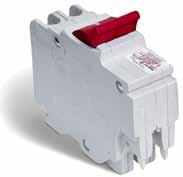 Circuit Breaker Product Selection Guide Plug-On Circuit Breakers Selection - 10,000 AIR Type Lug Range Two Pole 240 Vac Lug Range 15 A NC015CPu NC0215CP 20 A NC020CPu NC0220CP #14-#6 #14-#6 25