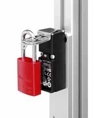HS5 Series Padlock Hasp Padlock hasps prevent unauthorized insertion of actuators. Ideal to prevent machines from operating when two or more oper ators are inside the danger zone.