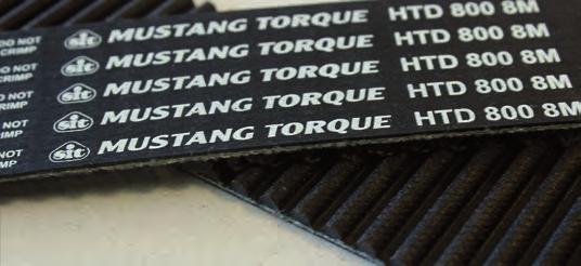 MUSTANG TORQUE HTD - CMT Performance index These heavy-duty synchronous belts are specifically designed for high torque applications at low speed.