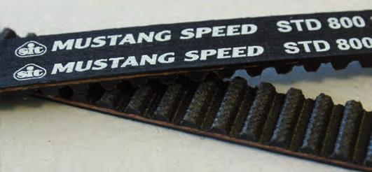 MUSTANG SPEED-SUPER TORQUE - CMST Performance index MUSTANG SPEED-SUPER TORQUE synchronous belts combine the construction of the MUSTANG SPEED and the tooth profile of the SUPER TORQUE.