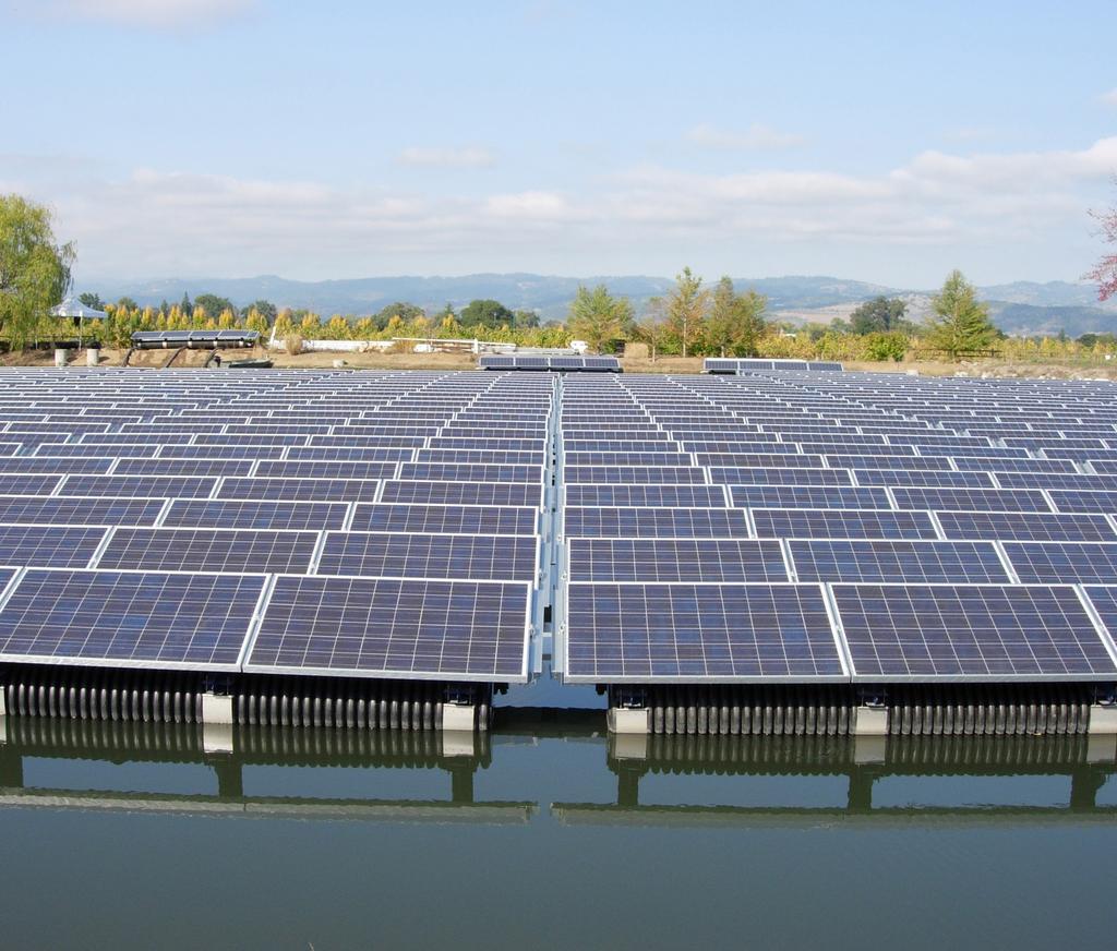 Advances in the efficiencies of solar PV panels allow panels to remain the same size but produce more electricity.