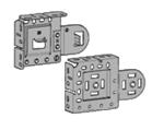R-IB23D-H-EZ-XX State L or R Clutch R-IB23D-V-EZ-XX State L or R Clutch EZ HORIZONTAL DUO SHADE INSTALLATION BRACKET - Square 2 ¾ x 2 ¾ Only For 23 Ball