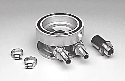 S ACCESSORIES Technical Guide 240205 Designed to fit between the filter and the block, these thermostatic adapters begin directing oil to the cooler when the