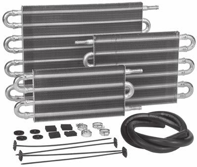 TRANSMISSION OIL COOLERS Ultra-Cool Transmission Oil Coolers The industry s first transmission cooler, the Ultra-Cool transmission oil cooler is available in six sizes to fit a wide range of