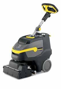 SCRUBBERS COMPACT BR 35/12 C BP The race is always won in the corners. Thanks to our innovative steerable scrub deck, the BR 35/12 C Bp can clean up to the wall at a 90 angle.