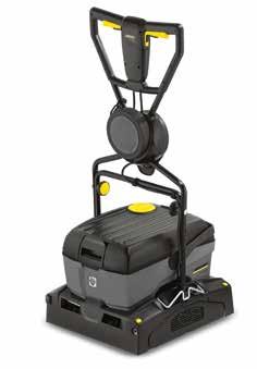 SCRUBBERS COMPACT BR 40/10 C ADV The easy-to-use, powerful compact scrubber. Compact, yet powerful, the BR 40/10 C Adv is the right scrubber for small to medium-sized jobs.