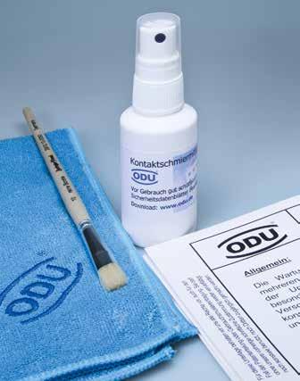 Technical Information Maintenance Kits for ODU SPRINGTAC and ODU LAMTAC Contacts Contact lubrication improves the mechanical characteristics of contact systems.