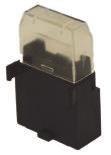 UL PA66; RoHS Standard Blade Fuse Holder with Cover 220.056/5 - Standard blade fuse holder with cap 5 220.