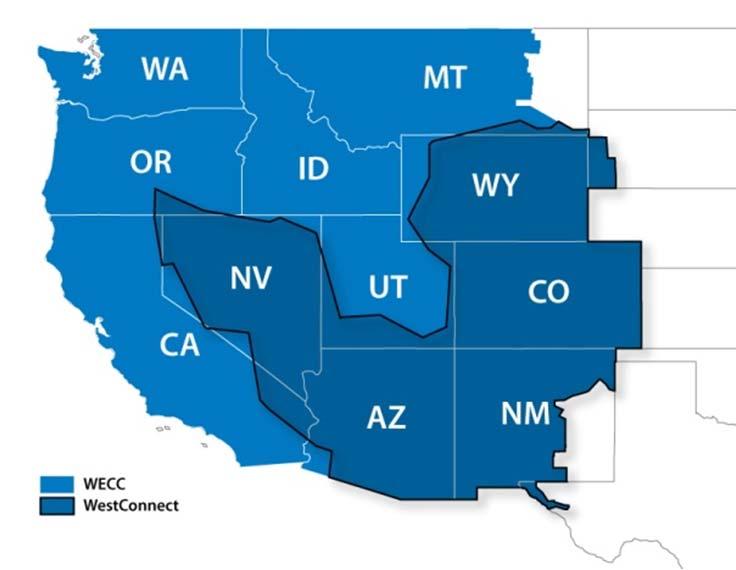 by energy in NV, AZ, NM, CO, WY With more wind, the value of energy storage for arbitrage is not high Still need