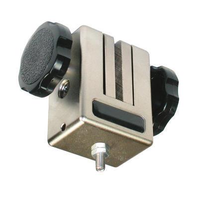 Use this grip with a force gauge and test stand to create a complete testing system. G1013 Parallel jaw grip Size: 1.25"L x 1.75"W x 2.25"H Weight: 0.