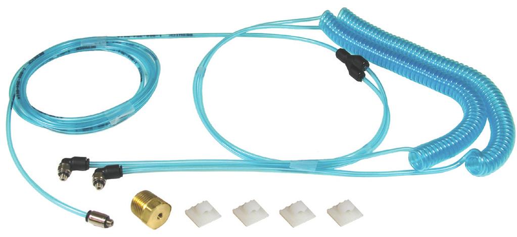 An air connection kit, consisting of tubing and fittings needed to connect two grips, is available separately. A membrane repair kit is also available. See below. Max.